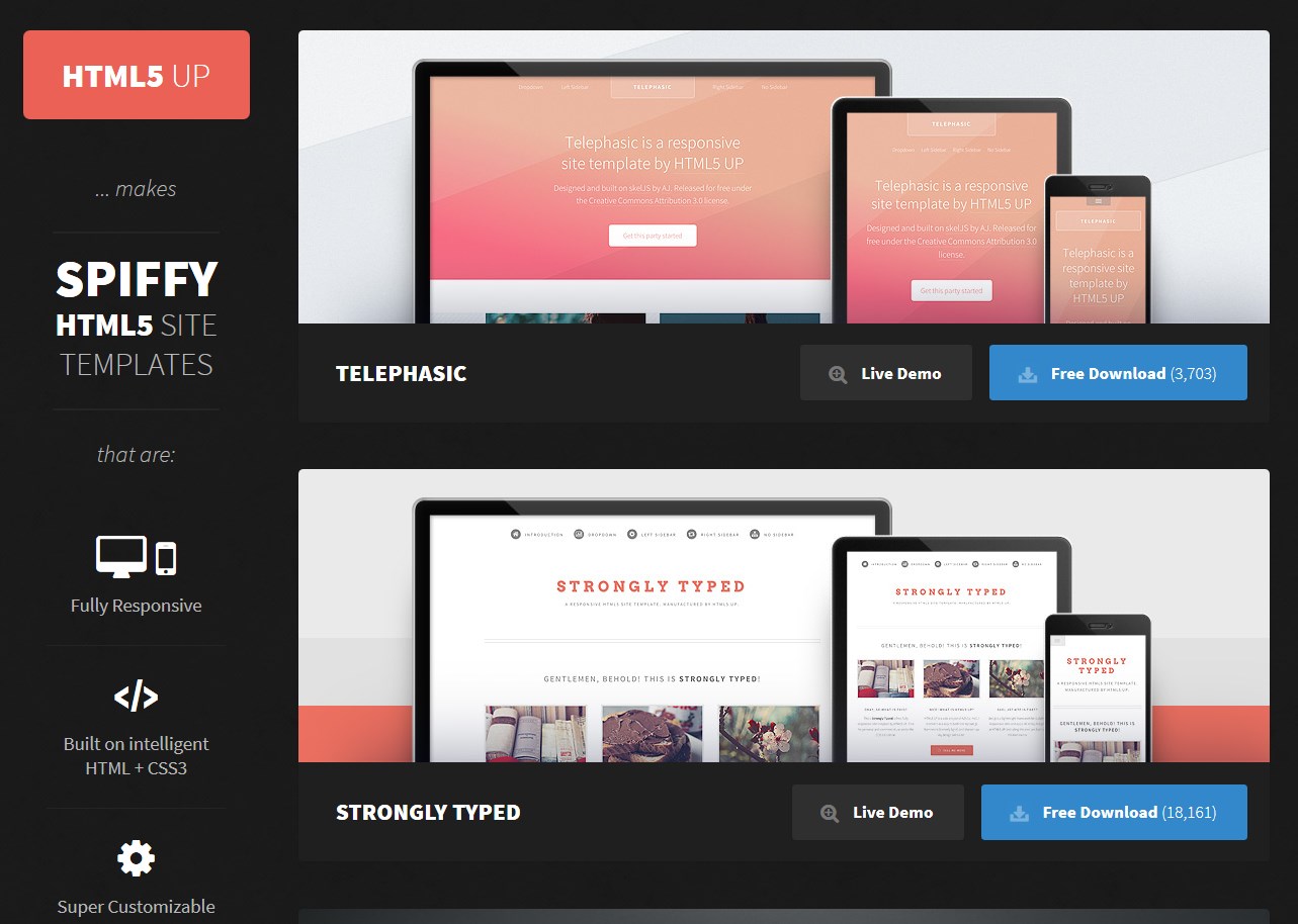 HTML5 UP Kostenlose Und Moderne HTML5 Templates Antary